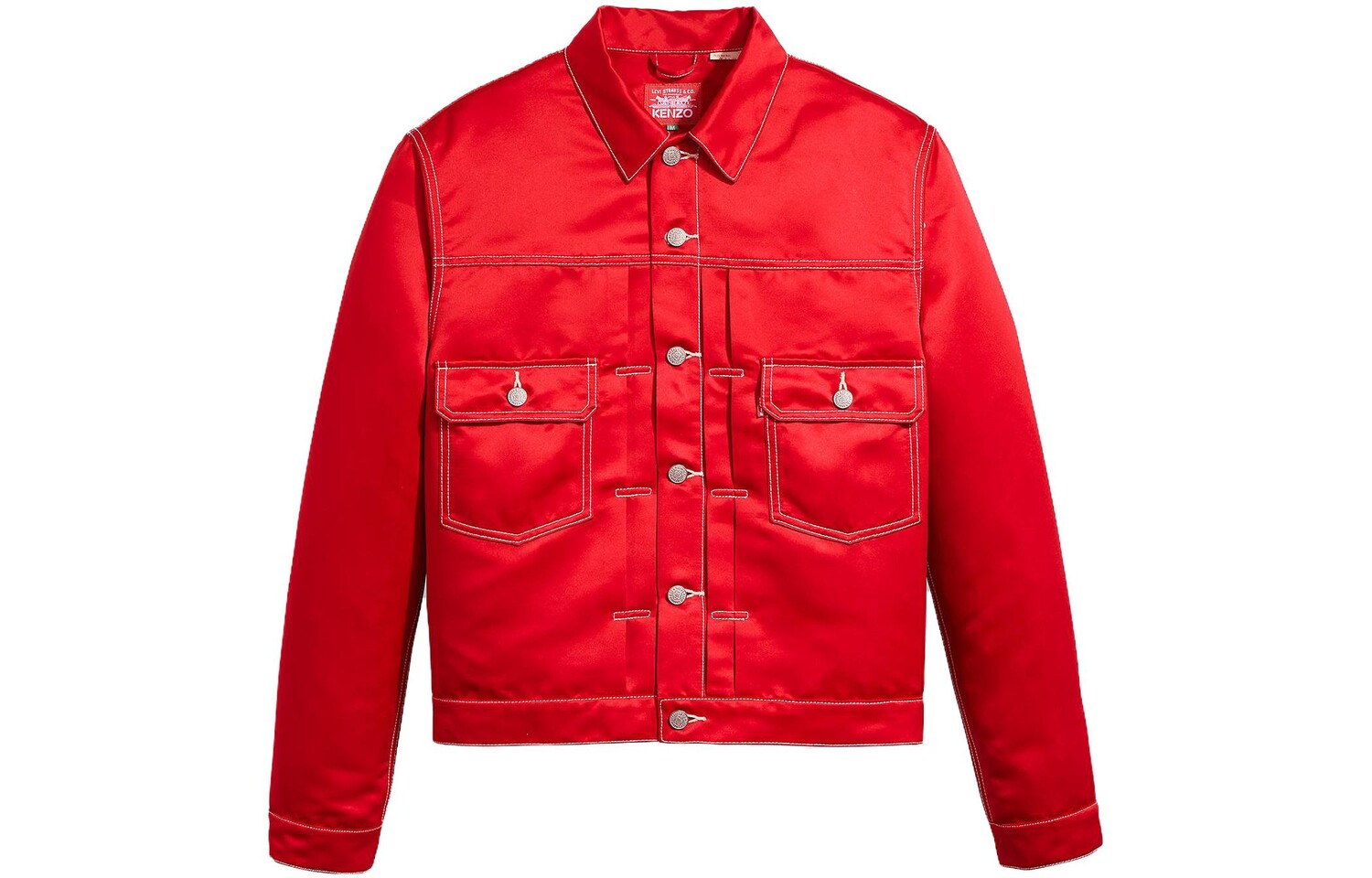

Kenzo X LEVI"SX KENZO CO-BRAND Куртка унисекс красная Levi’S, красный