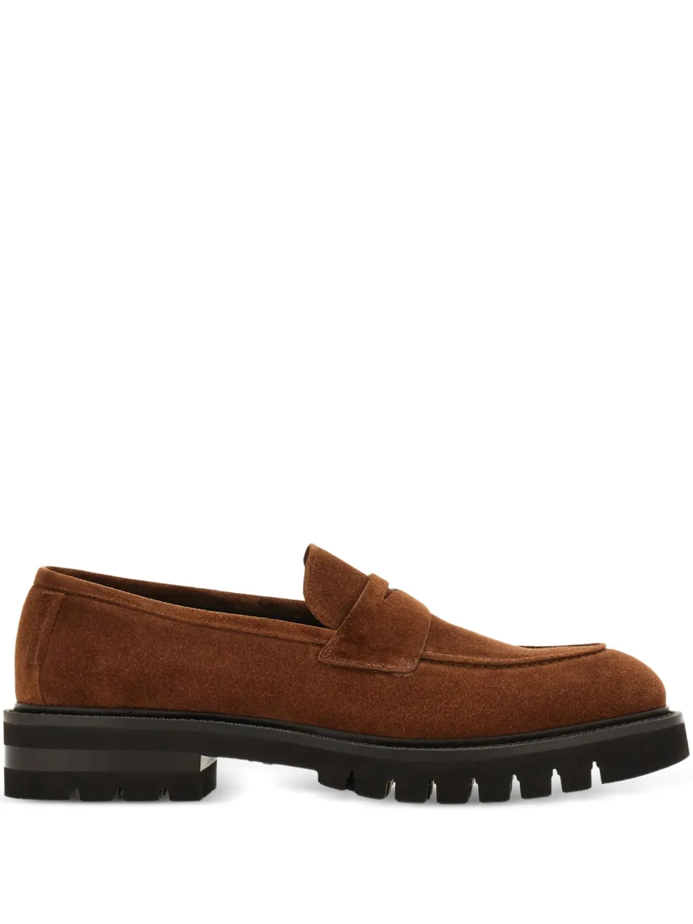 

Пенни-лоферы с ремешком Ferragamo, коричневый