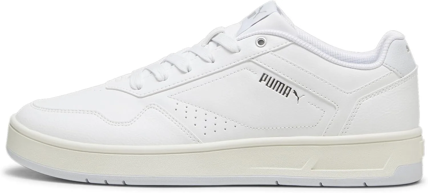 Мужские спортивные кроссовки Puma Court Classic 353780, белый/серебряный