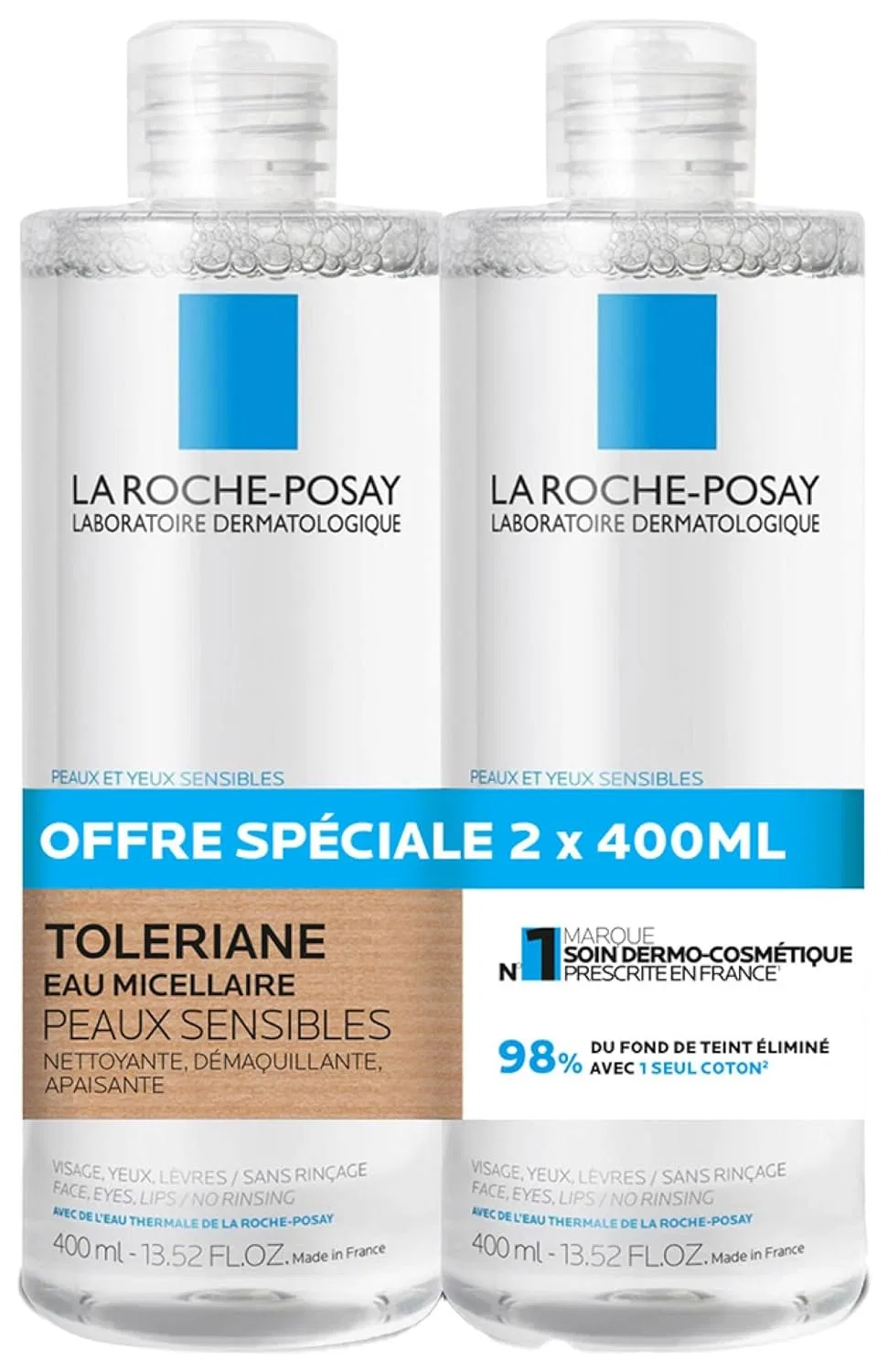 Мицеллярная вода La Roche-Posay — Toleriane для чувствительной кожи, 400 мл