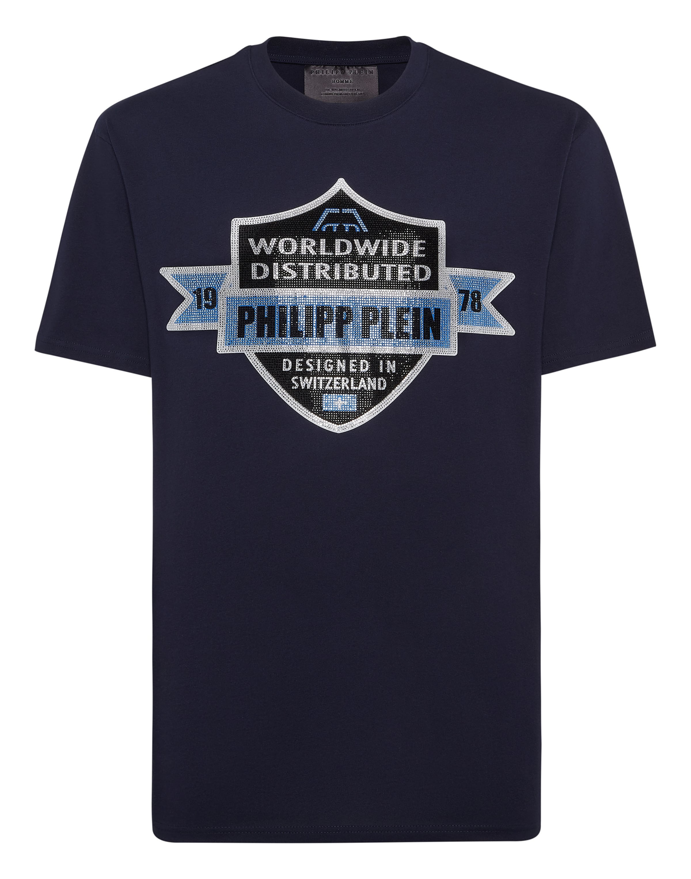 

Philipp Plein Футболка 'Crest' в цвете Navy