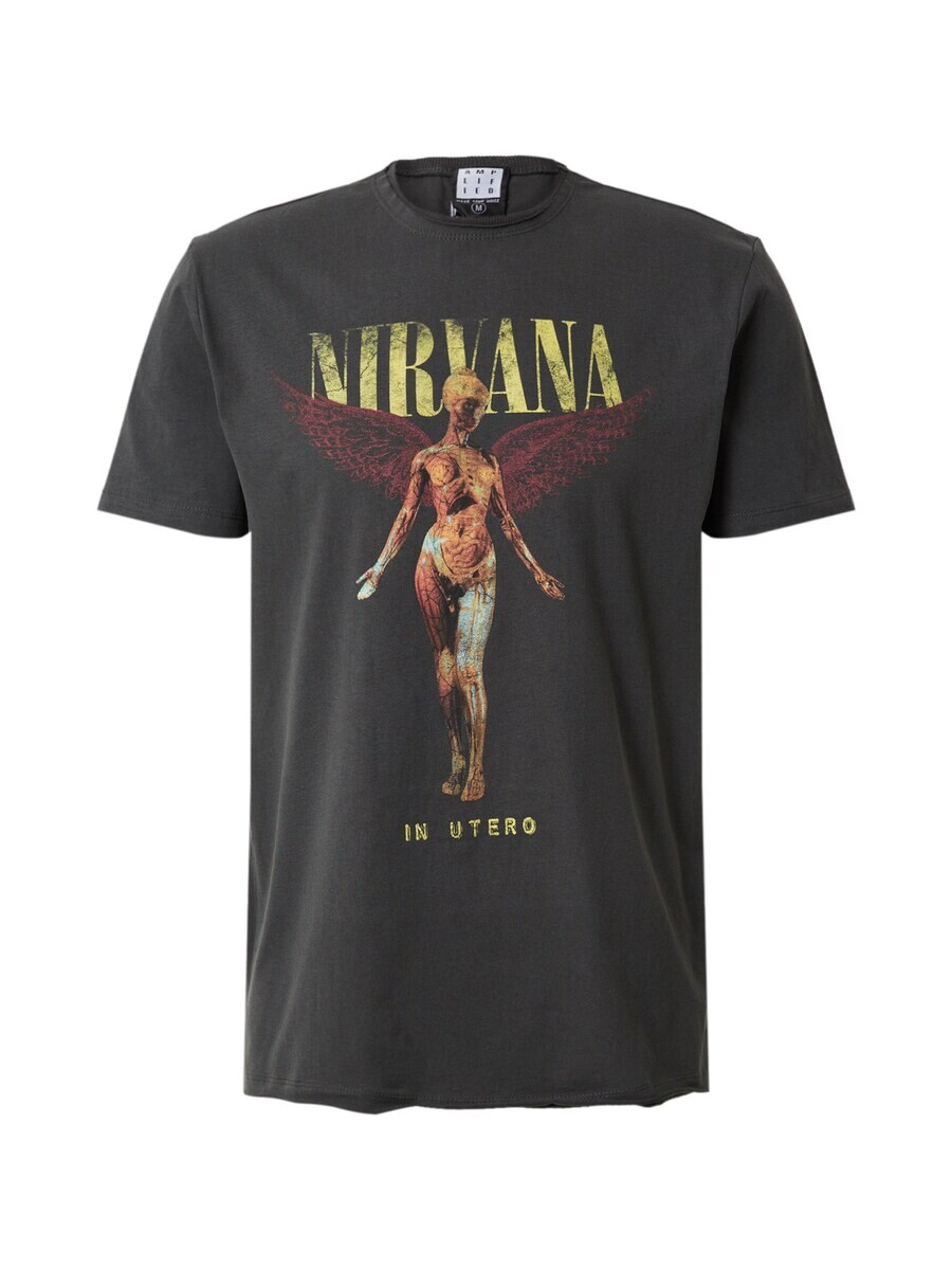 

Классическая футболка AMPLIFIED Regular fit Shirt NIRVANA IN UTERO, черный