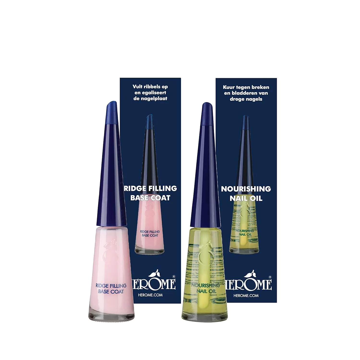 Набор Herome Nourishing Nail Oil и Ridge Filling Base Coat, 2 x 10 мл Herome — фото 2