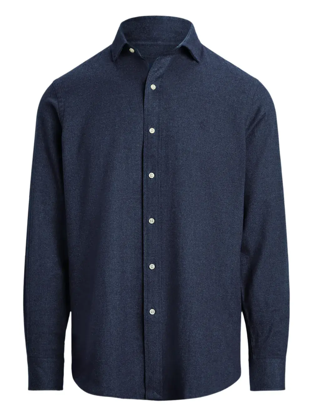 

Спортивная рубашка из твила с длинными рукавами POLO RALPH LAUREN, синий