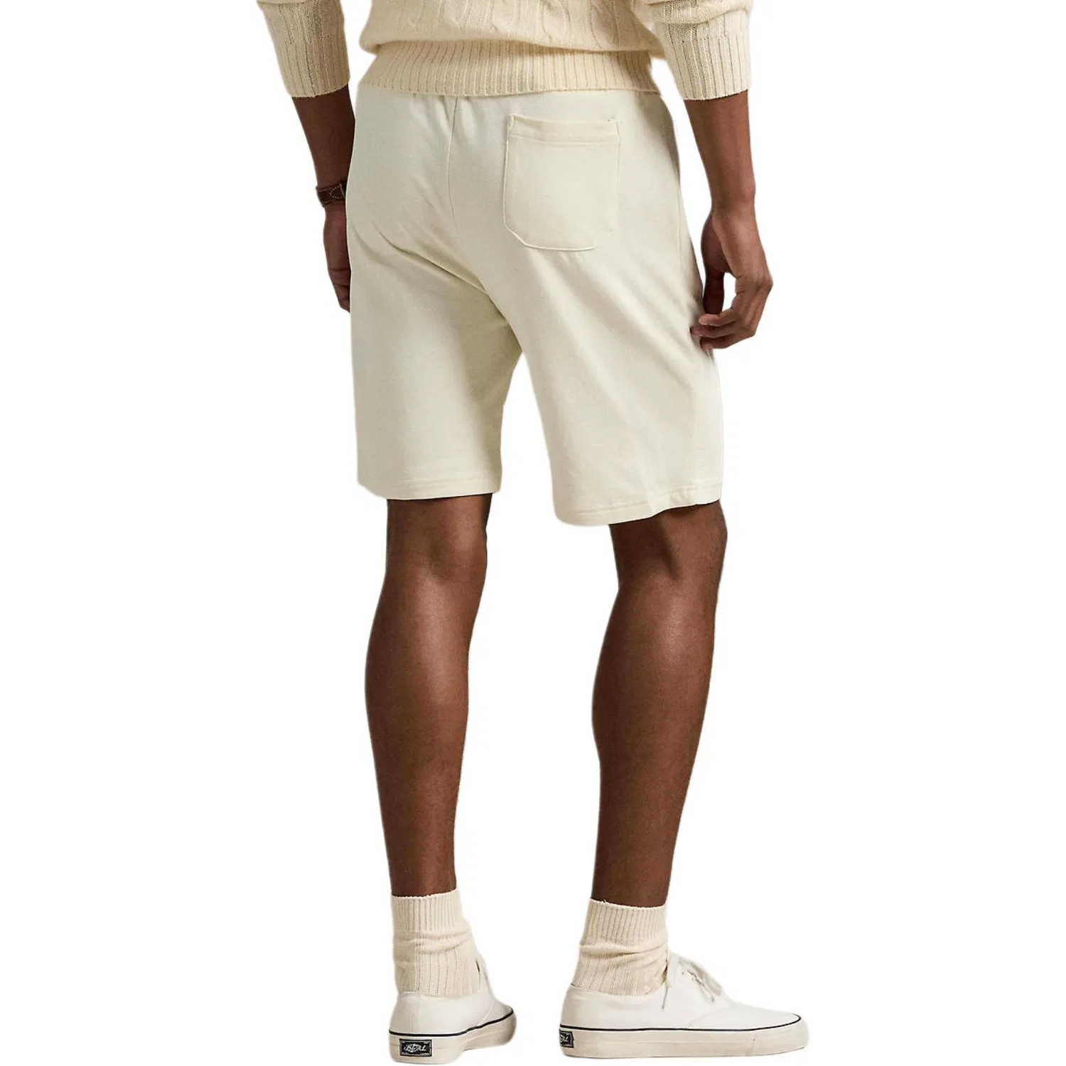 Шорты повседневные хлопковые Polo Ralph Lauren бежевые — фото 3