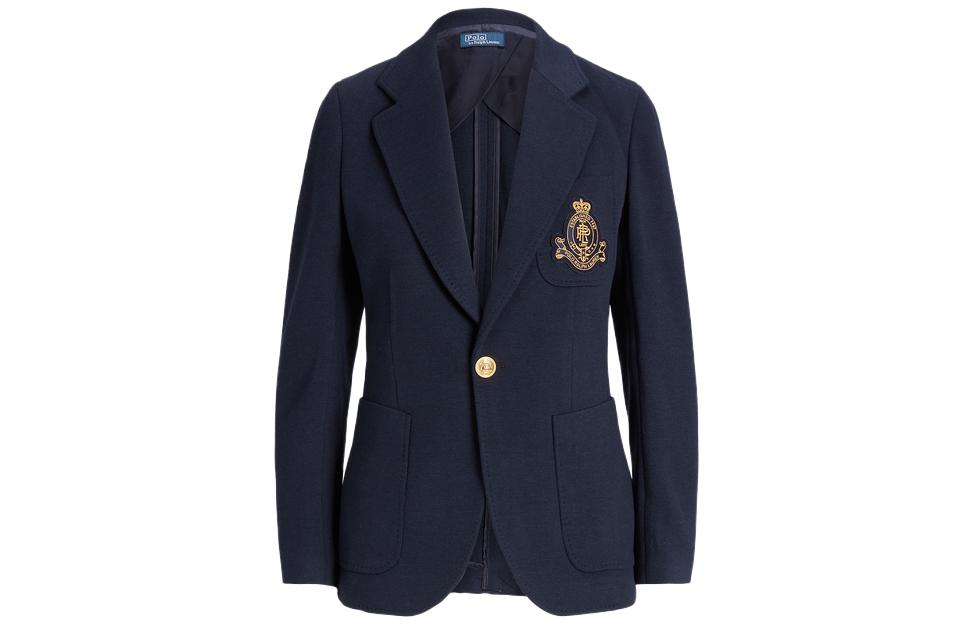 FW23 Деловой костюм женский морской синий Polo Ralph Lauren — фото 2