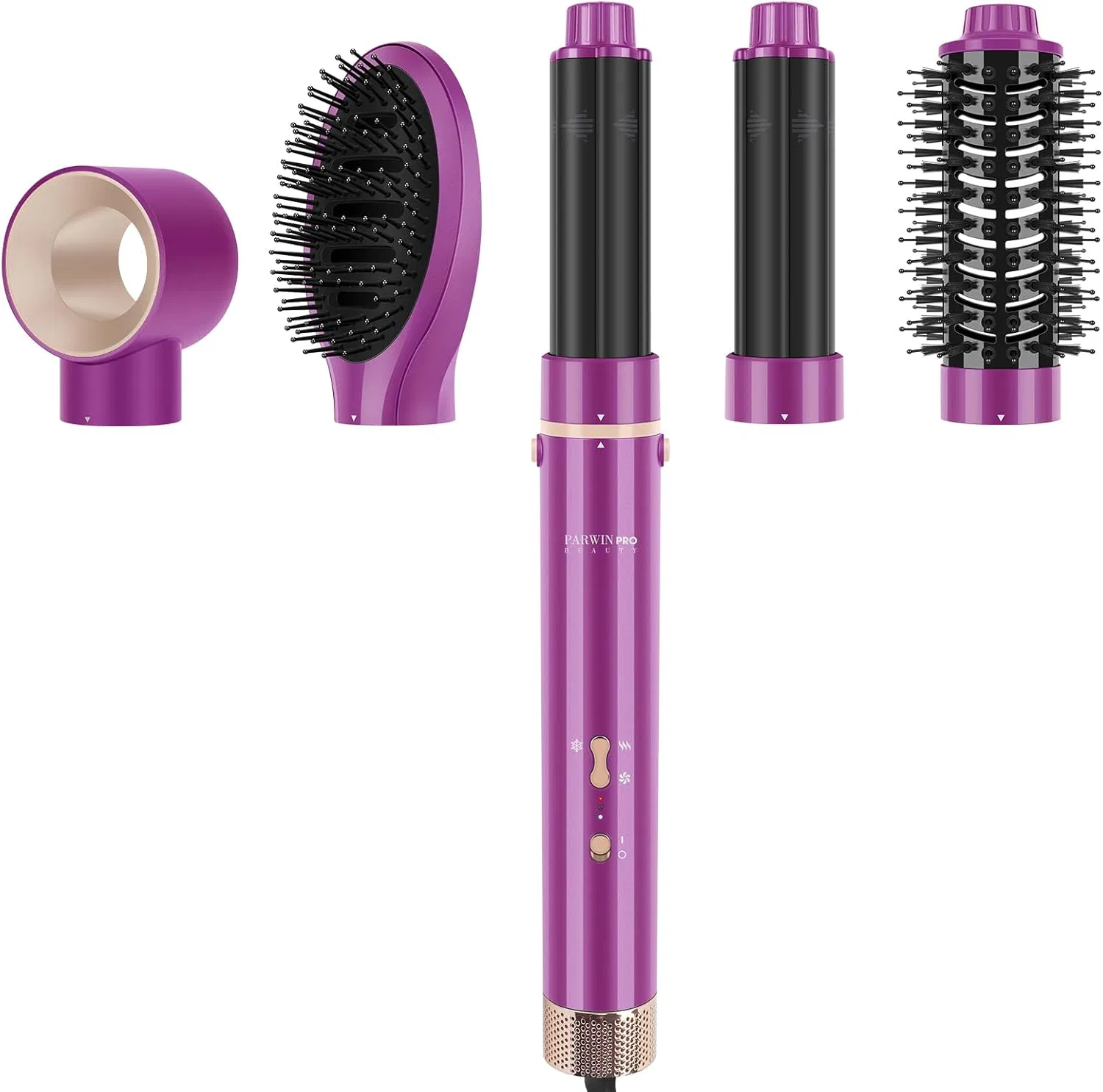 Набор для укладки волос PARWIN PRO BEAUTY MaxAIR Styler 5-в-1 Parwin Pro Beauty, Red