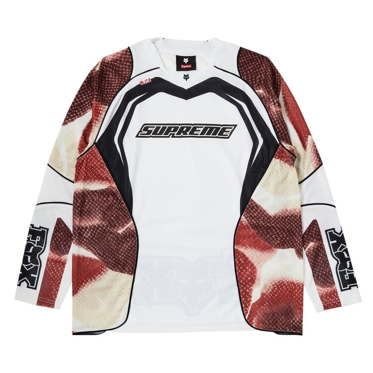 

Джерси Supreme x Fox Racing 'White', белый