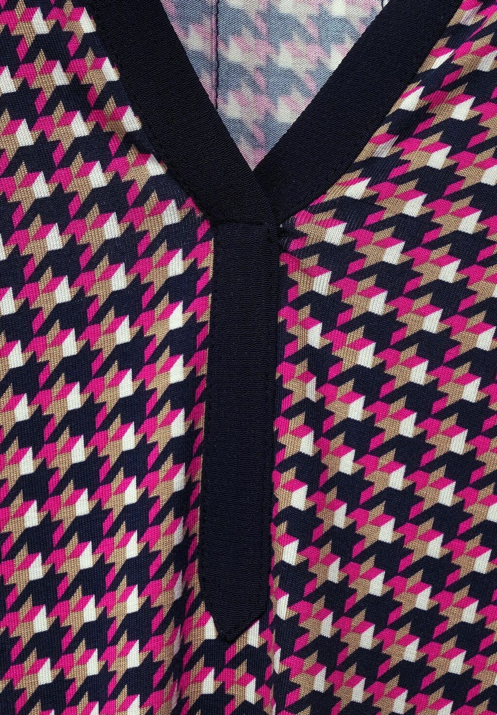 

Блуза PRINT IM MATERIALMIX Street One, розовый