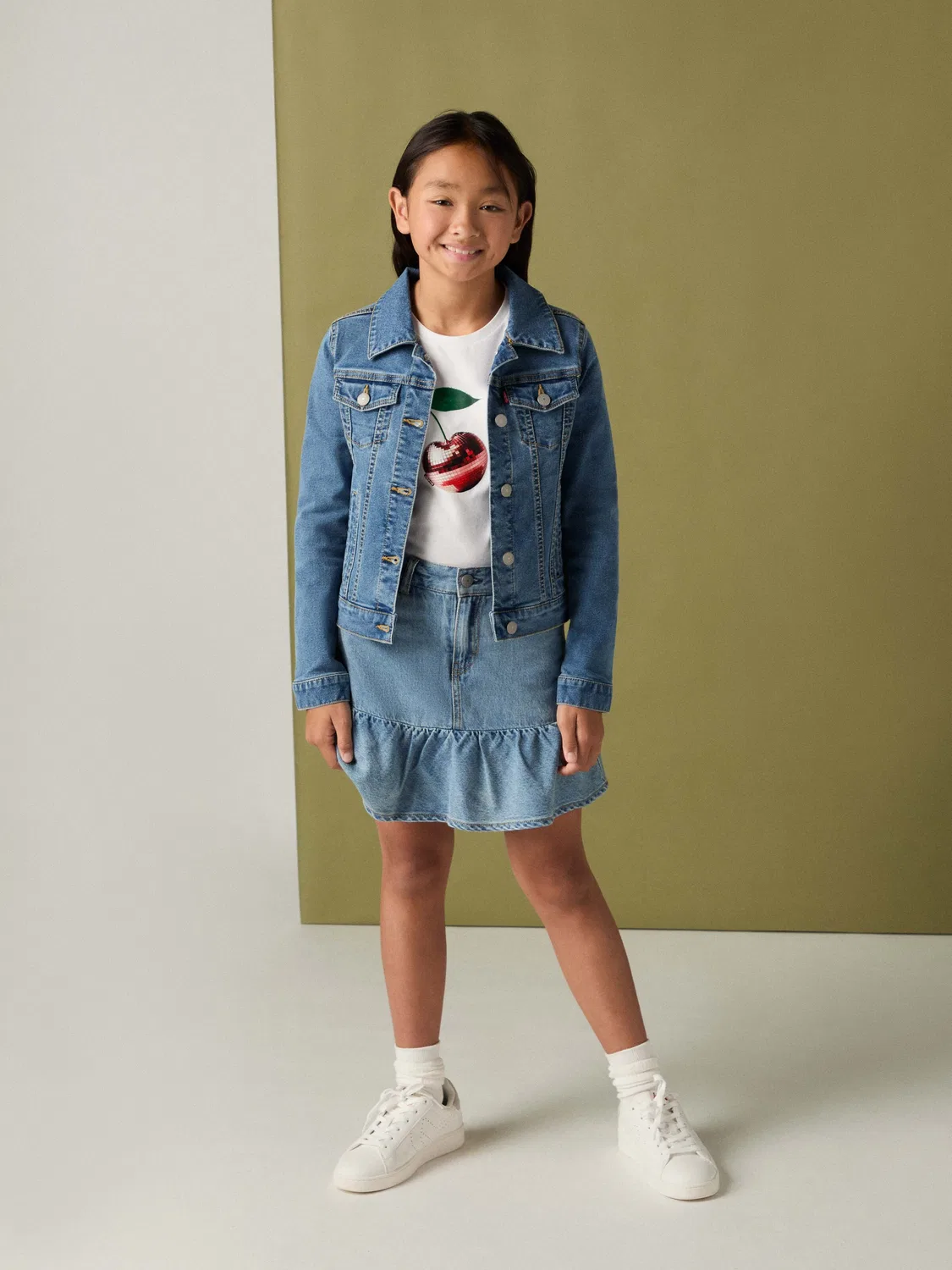 Юбка Levi'S Kids, Blue Denim — фото 3
