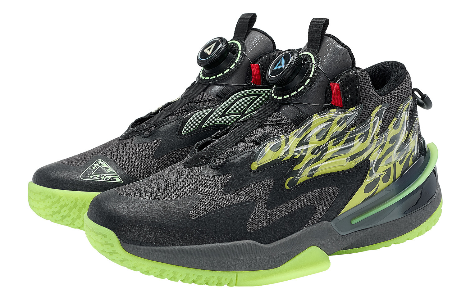 Детские баскетбольные кроссовки GS Low-top Charcoal Gray Peak, серый — фото 3