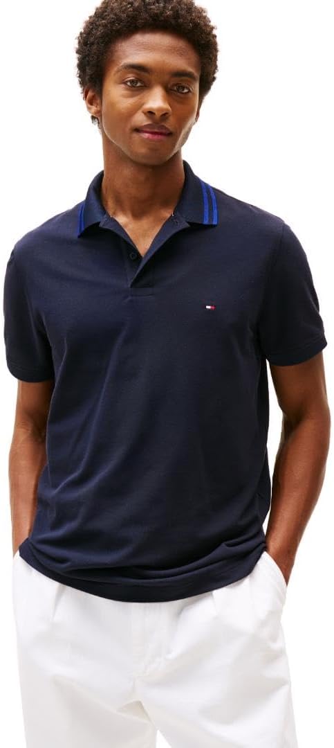 

Мужские поло Tommy Hilfiger с коротким рукавом, свободного кроя, с влагоотводящими и эластичными вставками, Desert Sky Tipped, Коричневый, Мужские поло Tommy Hilfiger с коротким рукавом, свободного кроя, с влагоотводящими и эластичными вставками, Desert S