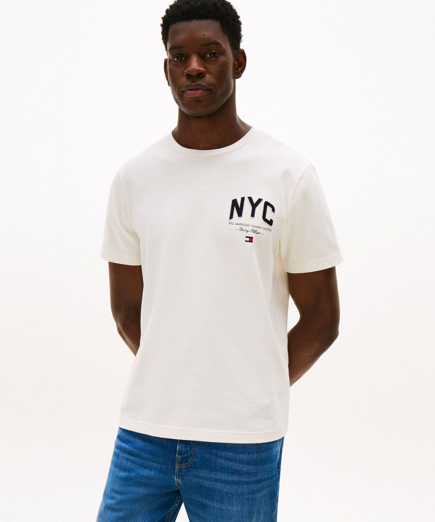 Футболка Hilfiger Script TOMMY HILFIGER, White Z00