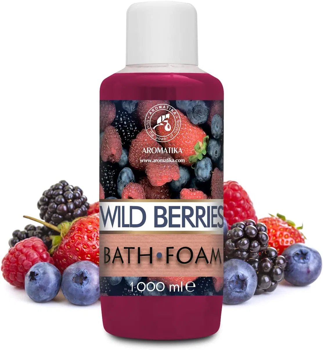 Пена для ванны Wild Berries, 1000 мл Aromatika Trust The Power Of Nature — фото 2