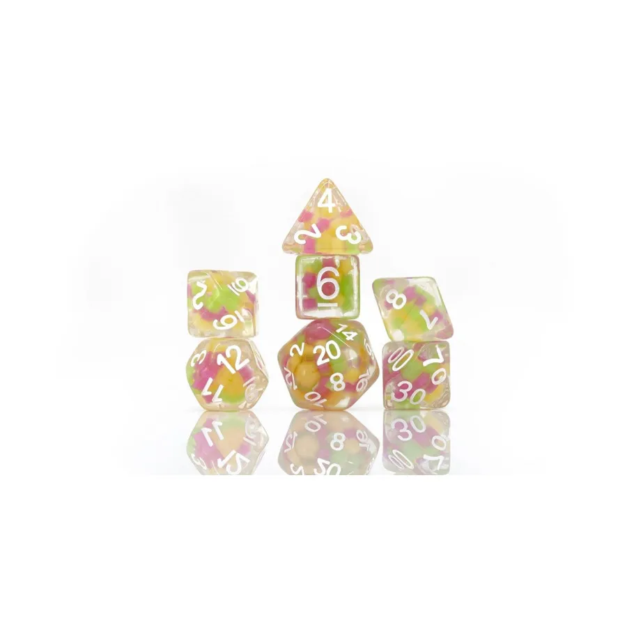 

Набор Poly — светлячок из дыни (8), RPG Dice Sets