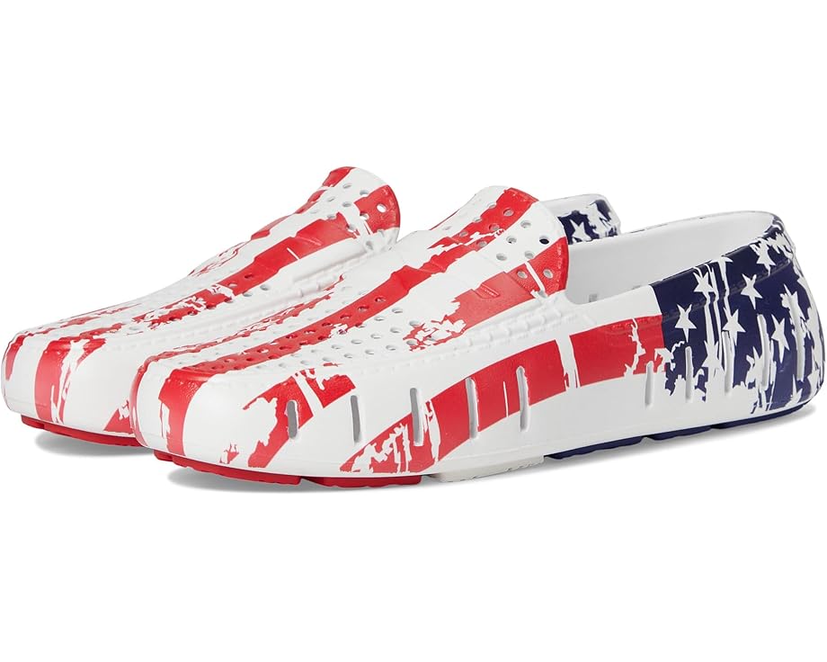 

Лоферы Floafers Country Club Driver Print, цвет Old Glory