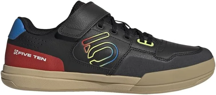 Мужские кроссовки для горного велосипеда Adidas Hellcat - черные, черный/красный — фото 3