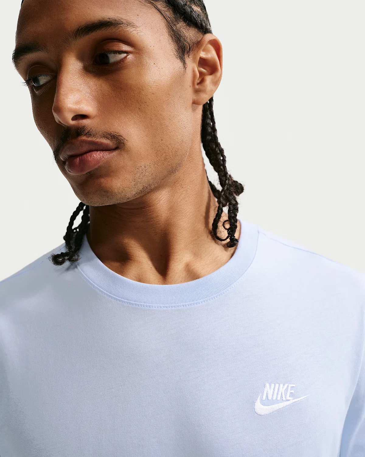 Мужская футболка Nike Sportswear Club, Hydrogen Blue — фото 3