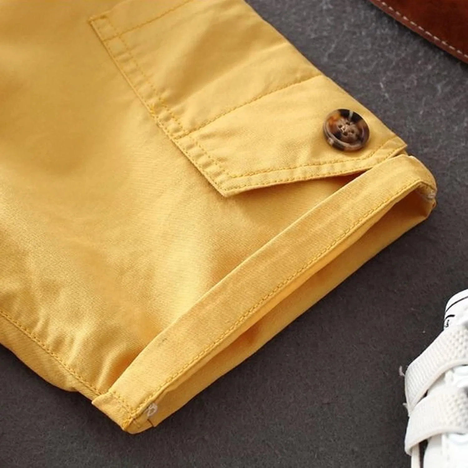 Детские шорты Active Shorts, Generic, желтый — фото 4