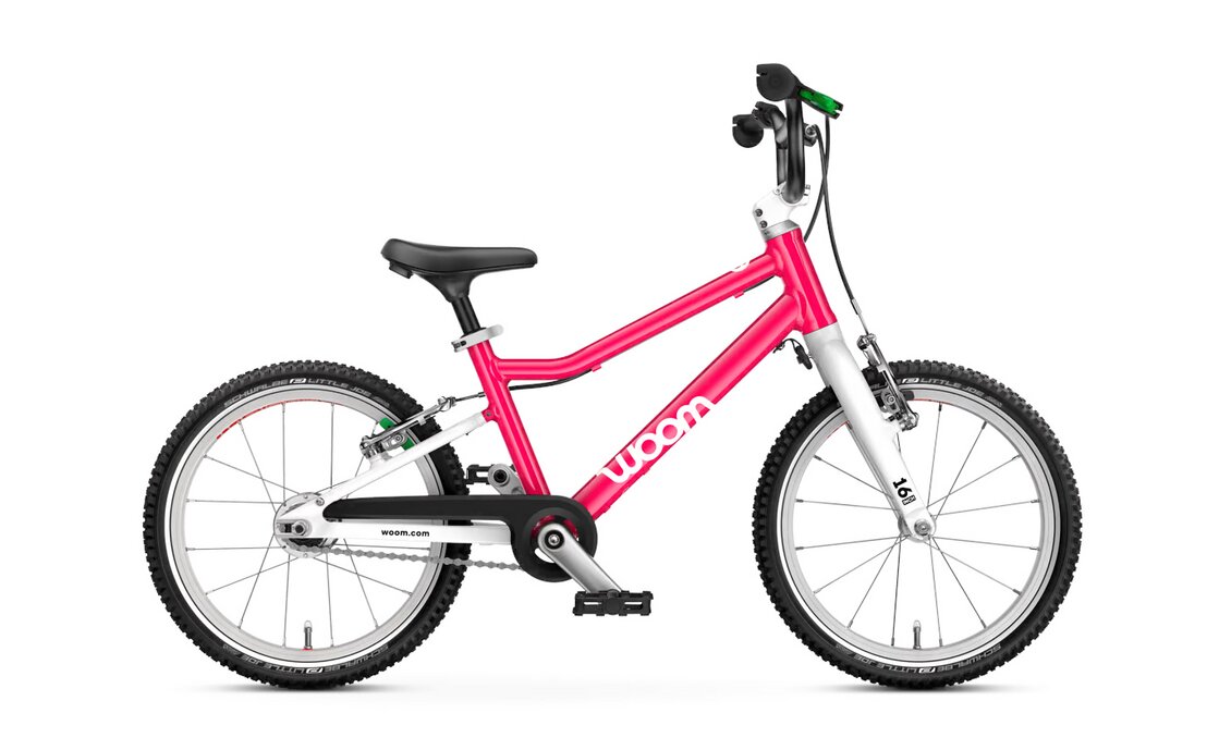 

Детский велосипед WOOM GO 3 Automagic - 16 дюймов - 2025, цвет Pink|hot pink