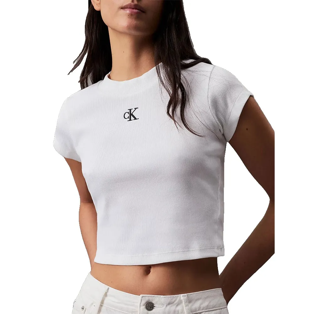 

Футболка с коротким рукавом Calvin Klein RIB Baby, белый
