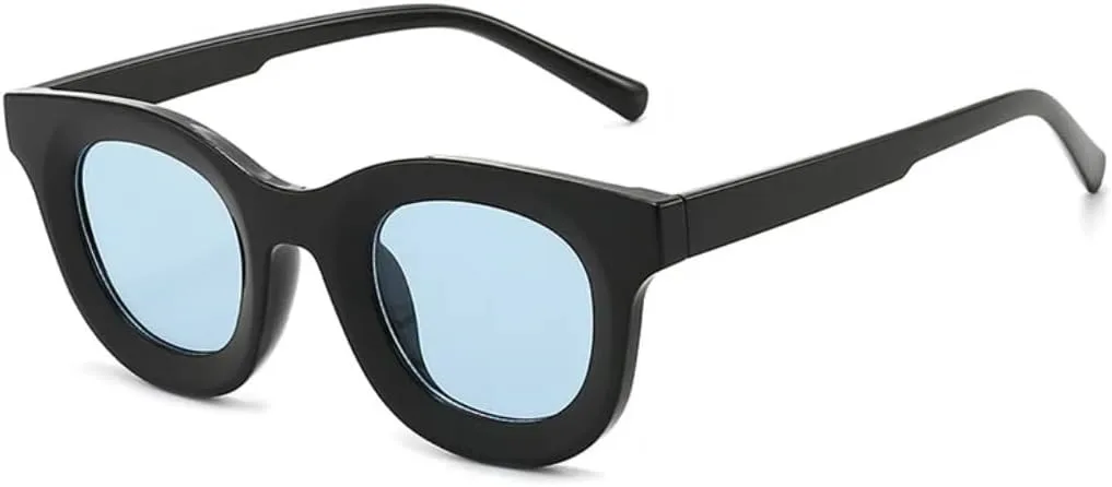 

Популярные модные круглые разноцветные женские солнцезащитные очки в стиле ретро, ​​​​желейные цветные очки, солнцезащитные очки UV400 для мужчин UUPTTPL, Black Blue