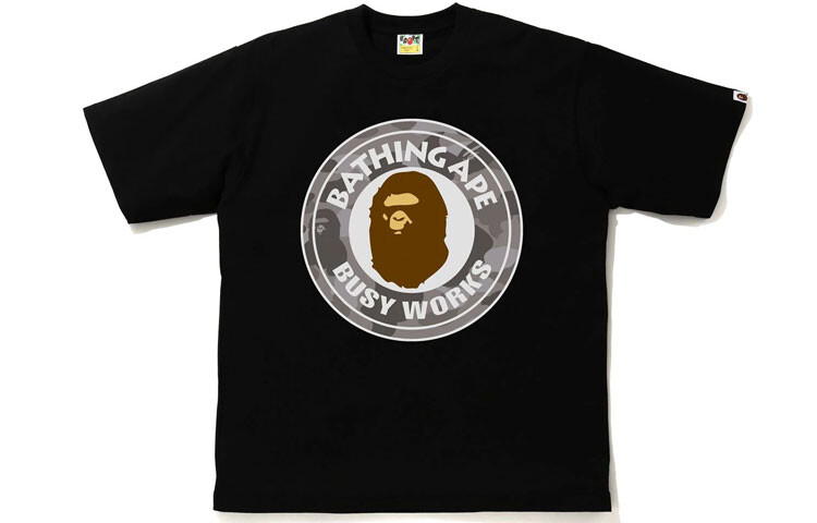 

Футболка Ape Head Series для мужчин A Bathing Ape, белый/серый