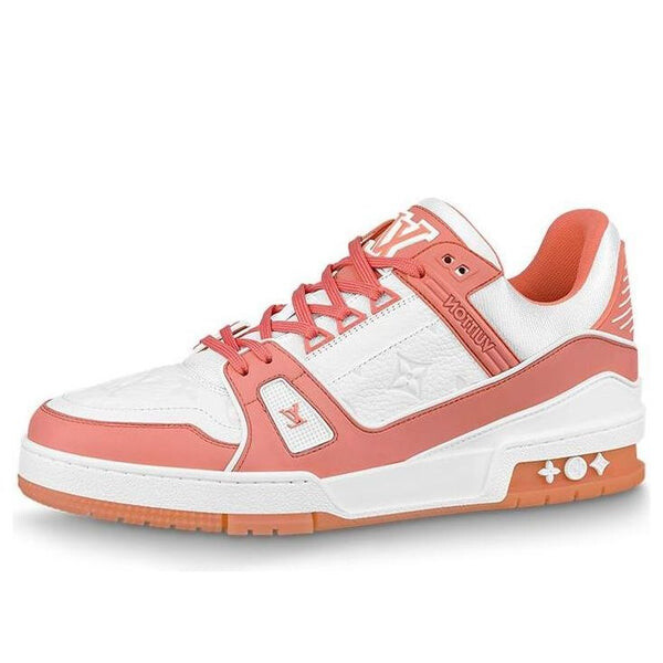 

Кроссовки trainer sneakers 'peach white' Louis Vuitton, оранжевый