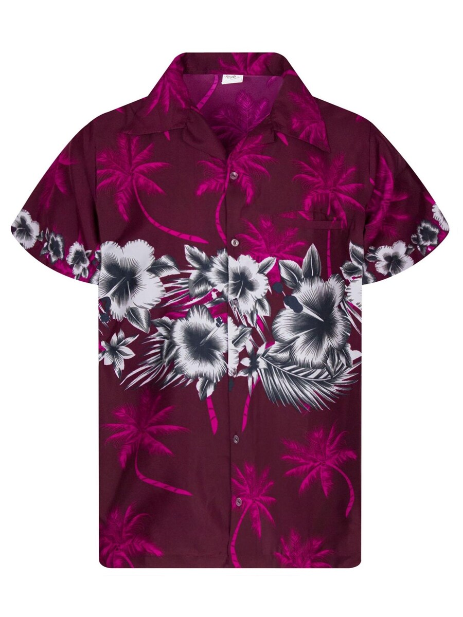 

Блуза King Kameha Flower Chest, фиолетовый