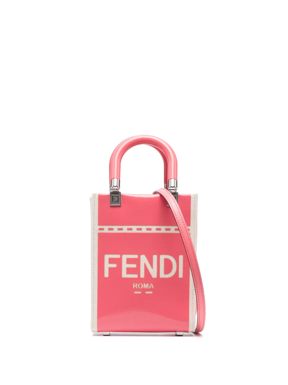 

Сумка на плечо с логотипом FENDI, розовый
