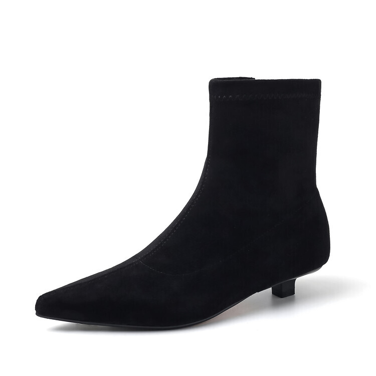 

Ботильоны женские Su Yanjiao, цвет Black Fleece-lined