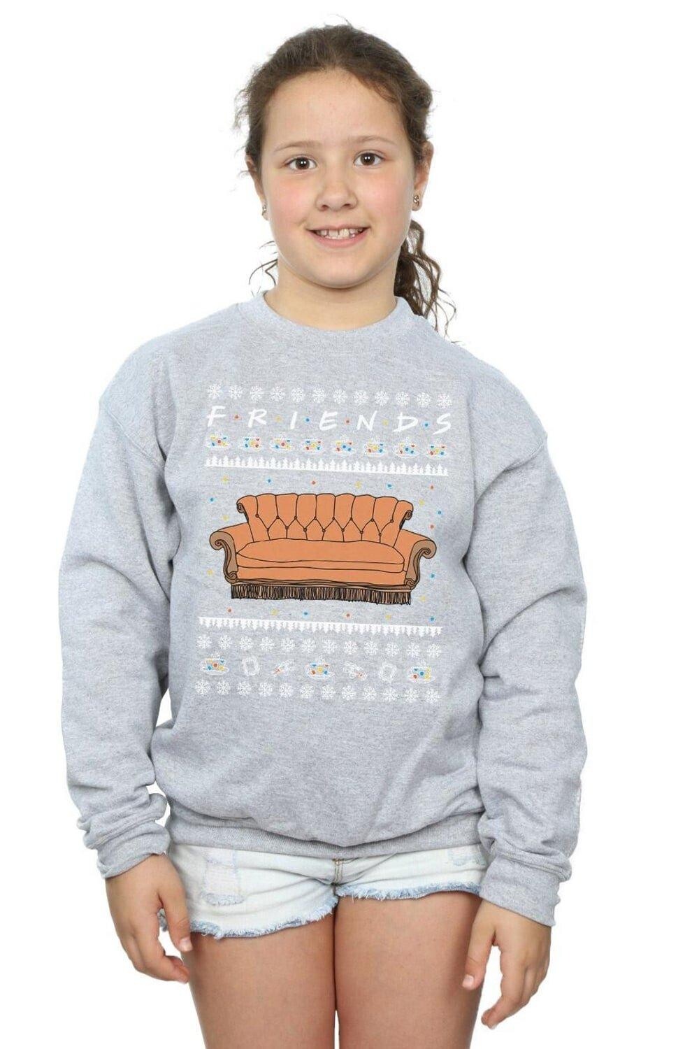

Толстовка Fair Isle Couch Friends, серый