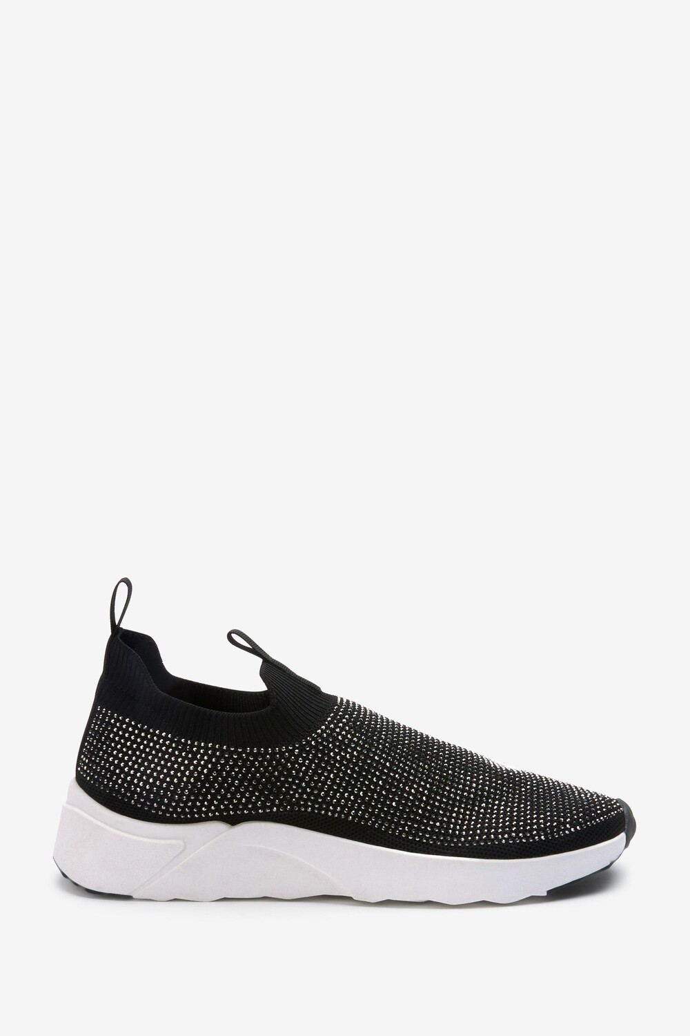 

Спортивные слипоны Forever Comfort черные блестящие Next, черный