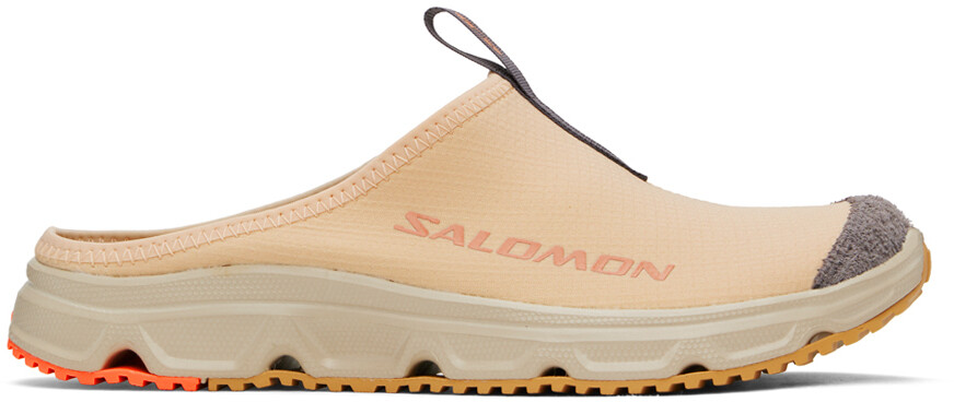 

Бежевые и серые туфли RX Slide 3.0 Salomon