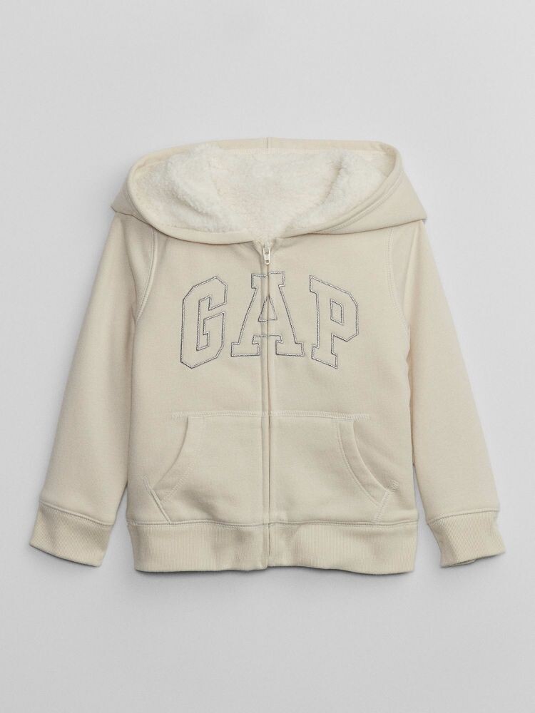 

Утепленная толстовка с логотипом Gap, бежевый