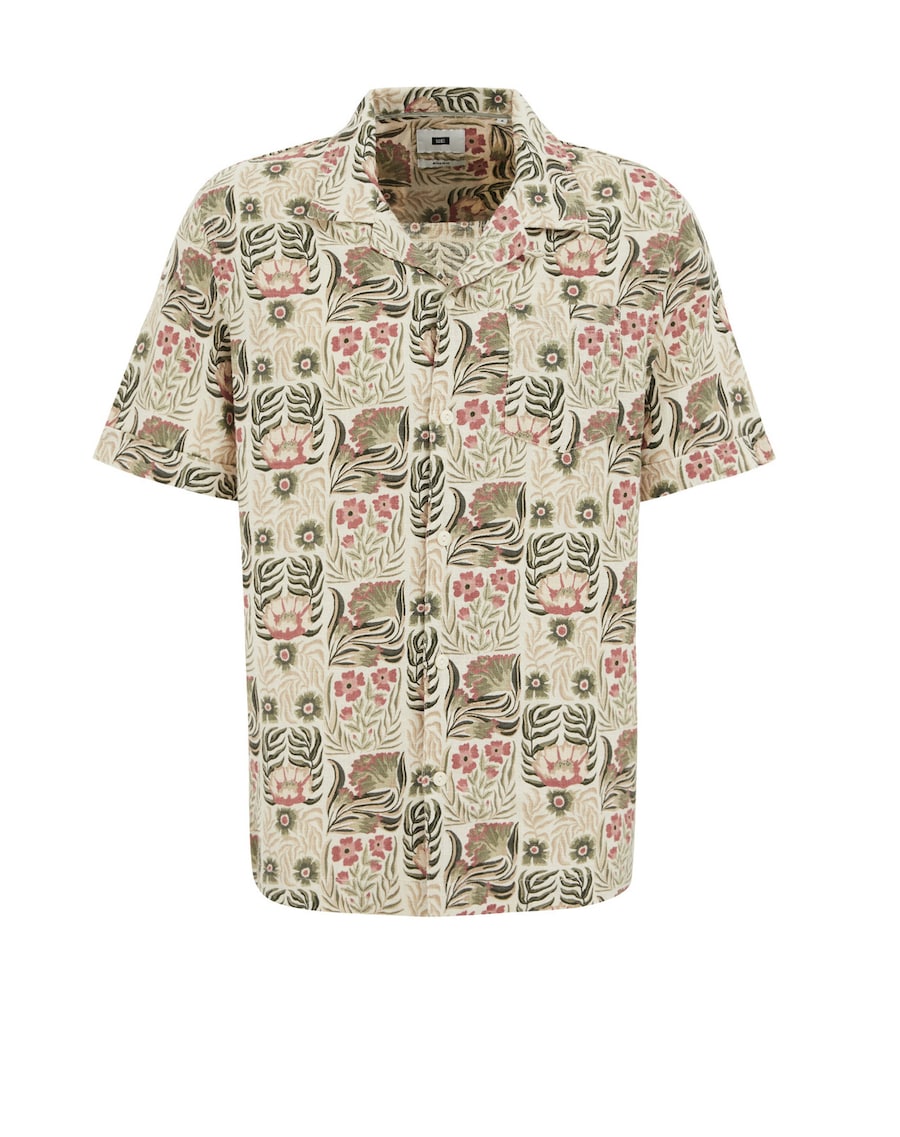 

Рубашка на пуговицах классического кроя WE Fashion, Green/Fir