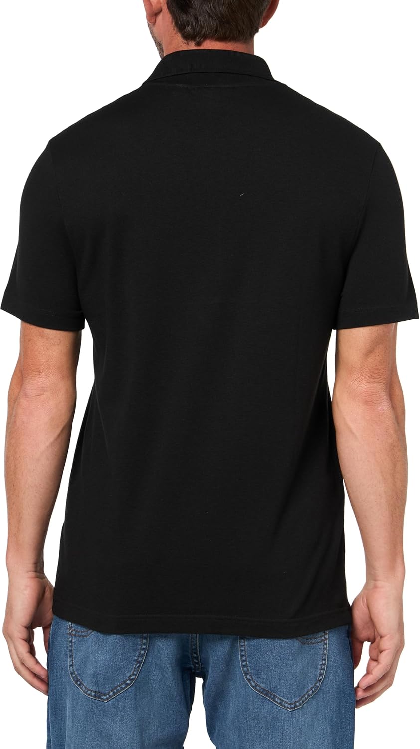 Lacoste мужская модная поло Regular Fit с коротким рукавом, Black — фото 2