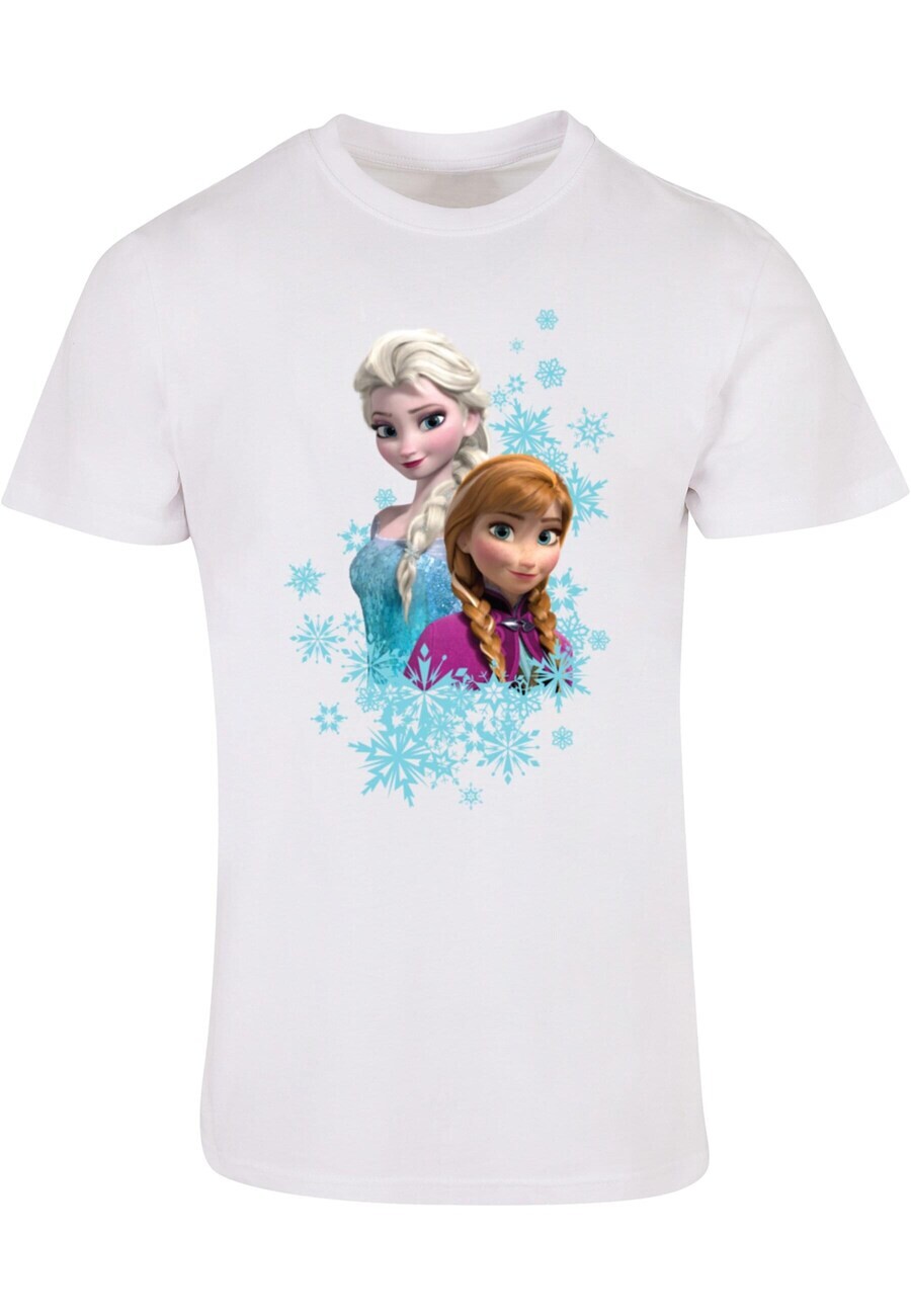 

Классическая футболка ABSOLUTE CULT Shirt Frozen - Elsa And Anna Sisters, белый