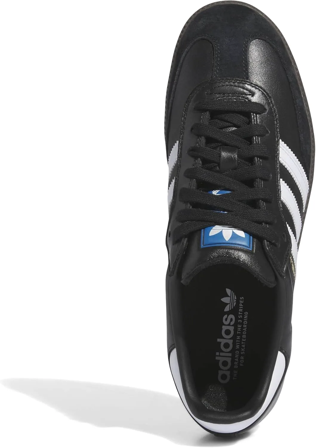 Мужские кроссовки Adidas Originals Samba ADV для скейтборда, черно-белый — фото 3