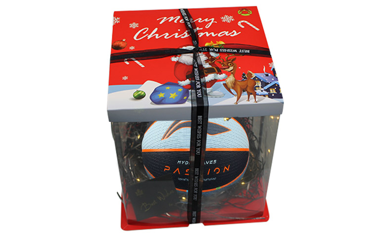 

LINING Баскетбольный мяч PU Basketball Blue Black размер 7 для тренировок унисекс