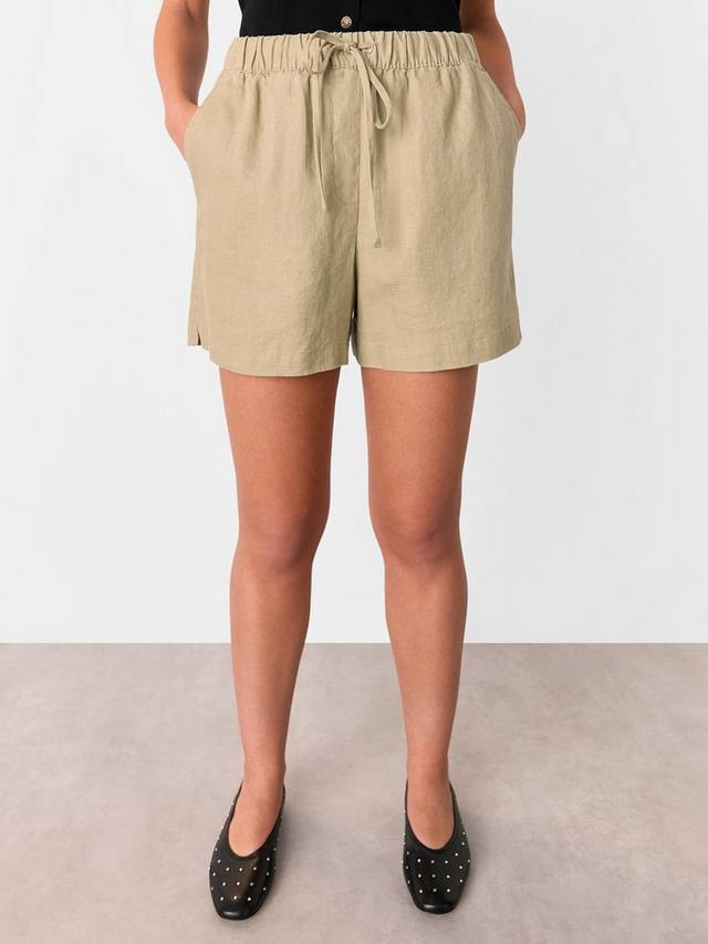 

Льняные шорты с резинкой Whistles, Neutral