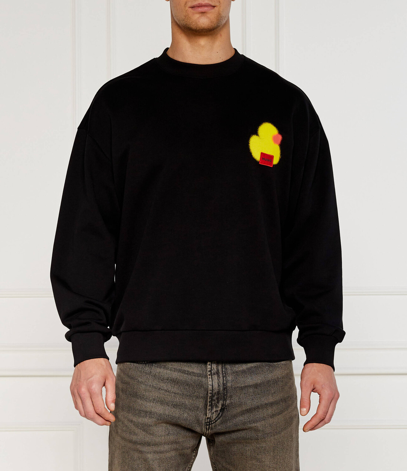 

Толстовка HUGO Ditrus Regular Fit, черный