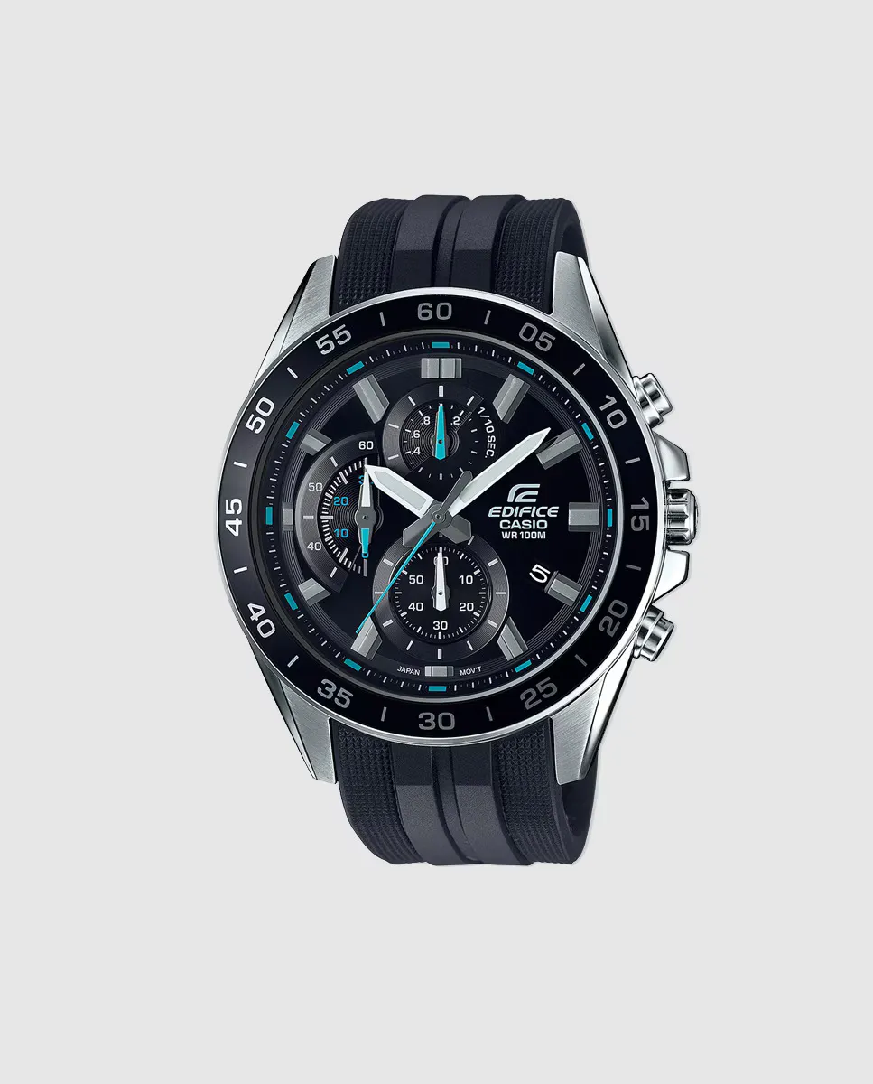 

Casio Edifice EFV-550P-1AVUEF Мужские часы из черной смолы, черный