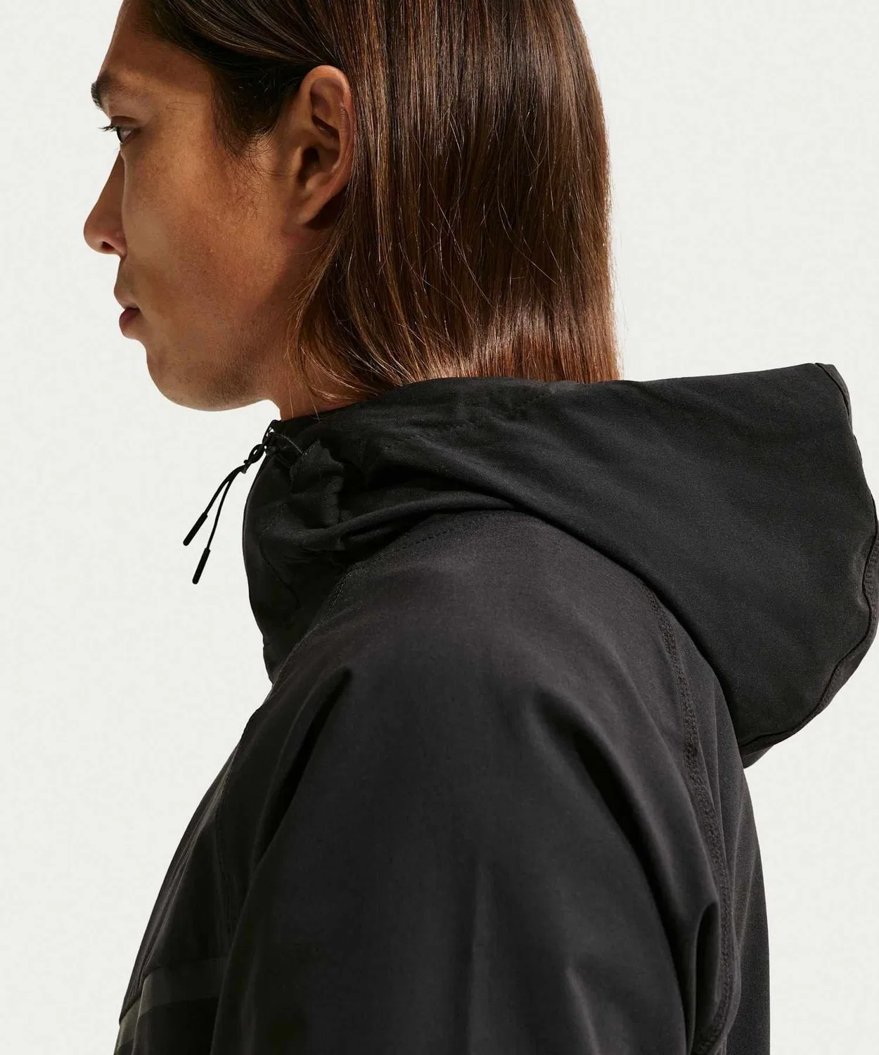 Куртка Nike Tech Dri-FIT Woven Full-Zip Windrunner, чёрная — фото 2