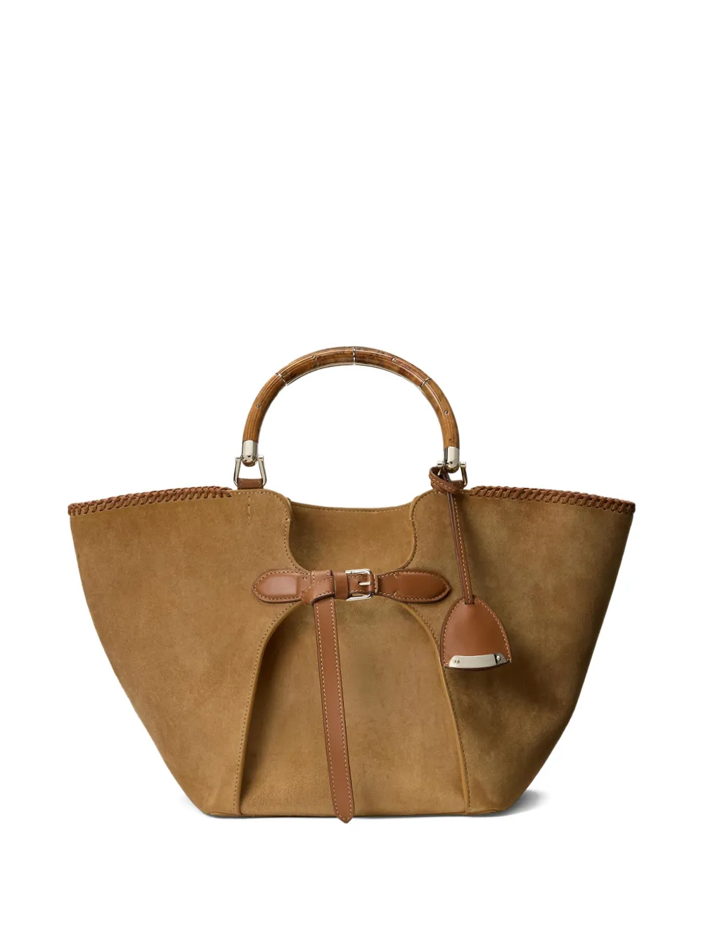 

Сумка-тоут The Ralph с бамбуковой ручкой Ralph Lauren Collection, коричневый