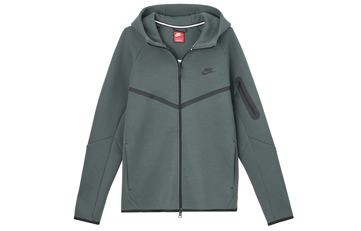 

Nike Спортивная толстовка с технологичной подкладкой, Vintage Green/Black