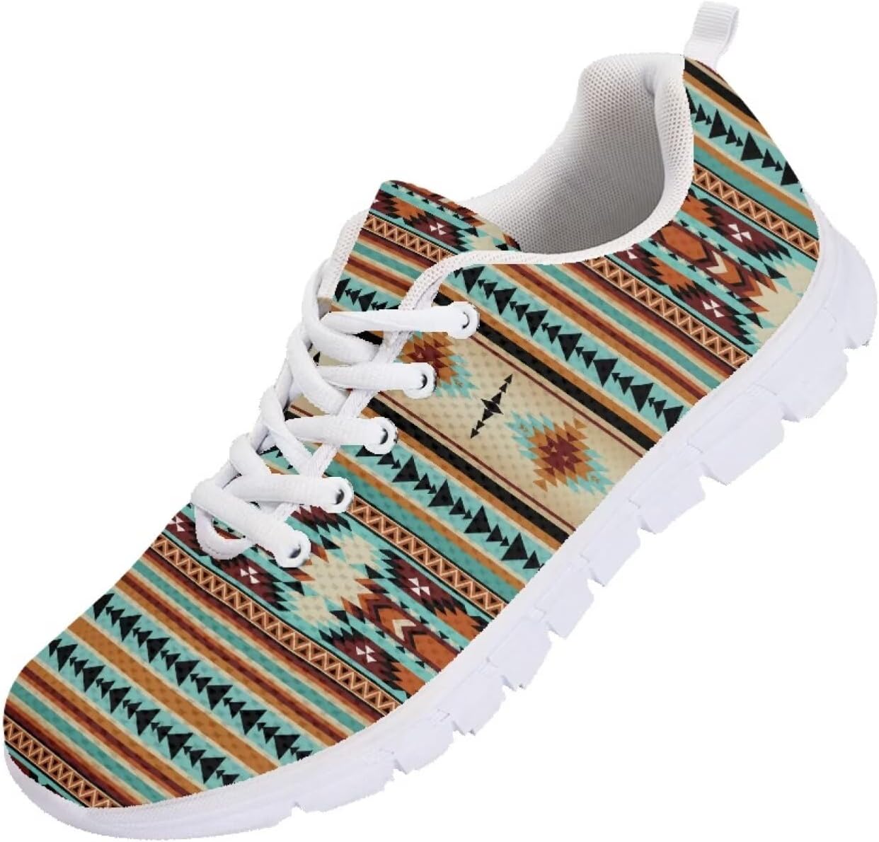 

Мужские кроссовки Funnydude Funny Print для бега, осенние, с удобной шнуровкой, дышащие сетчатые кроссовки, Aztec