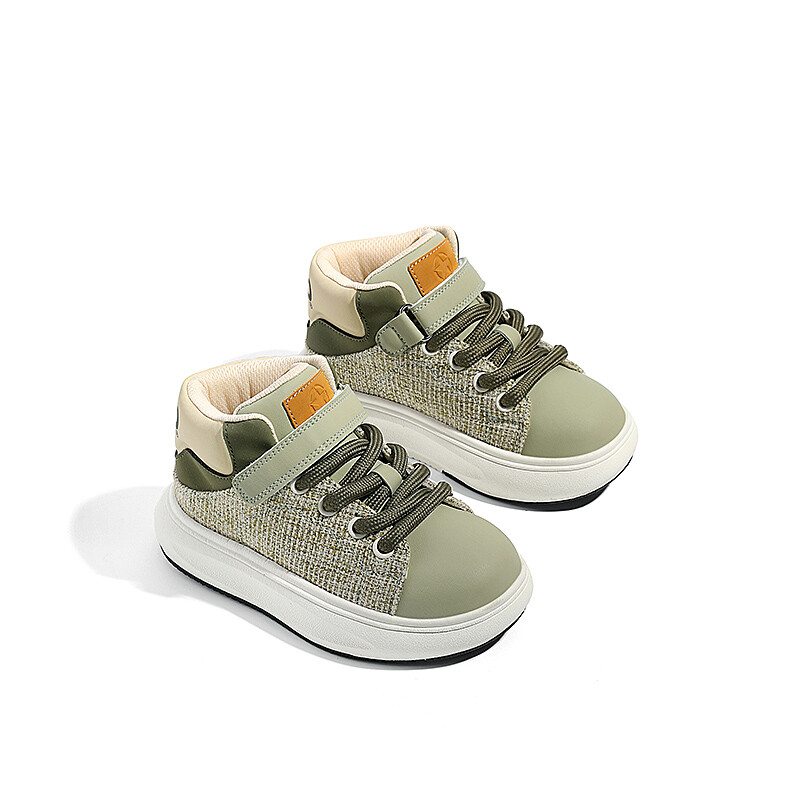 Кроссовки Jeep Kids Skateboarding Shoes Kids High-top Green, зеленый — фото 2