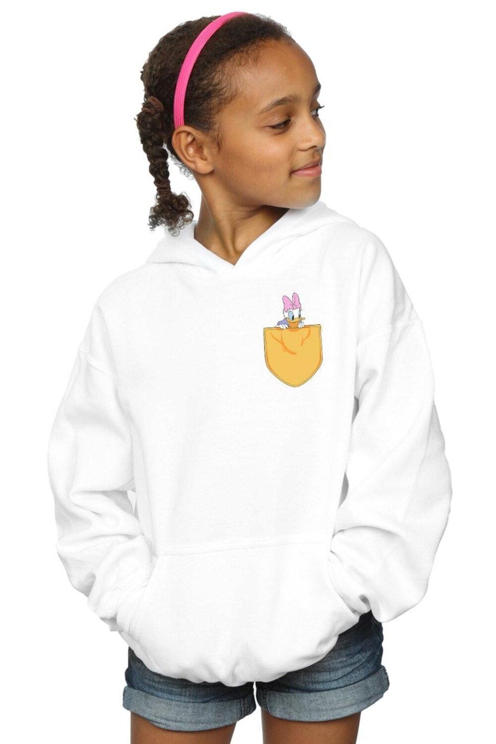 

Толстовка с искусственным карманом Daisy Duck Disney, белый