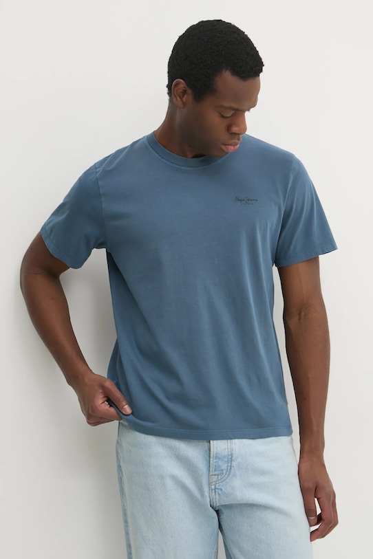 

Хлопковая футболка Jacko Pepe Jeans, синий
